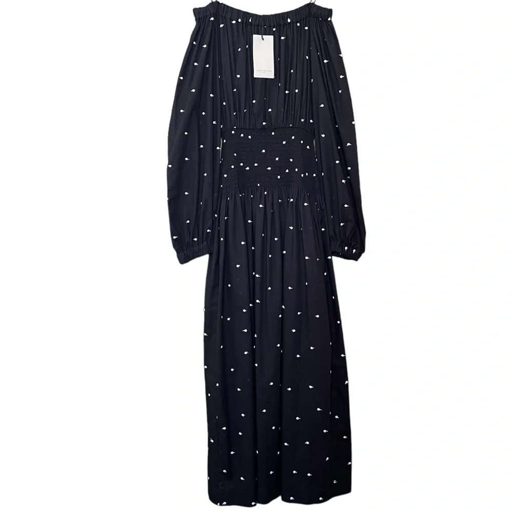 Three Graces London Dress Flossie Cotton Maxi US 2‎ UK 6